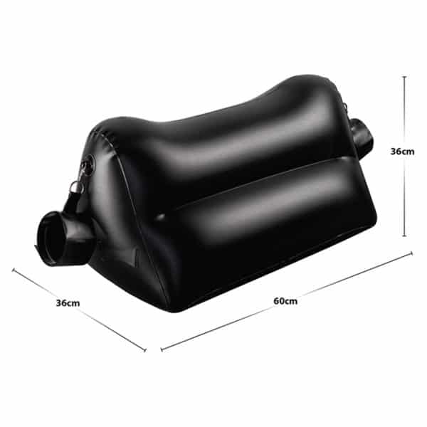 Portable Inflatable Cushion Dark Magic - Coussin de Sexe avec Menottes