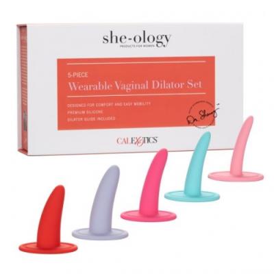 5 Piece Wearable Vaginal Dilator Set - She-ology - Ensemble de Dilatateurs Vaginaux
