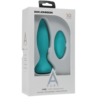 A-Play Adventurous Vibe Silicone Anal Plug - Plug Anale à Distance - Doc Jonhson