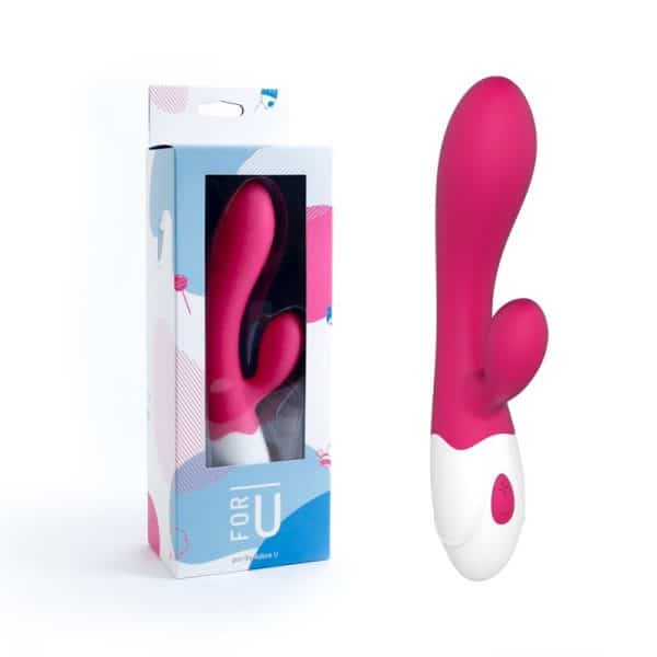 Bubble Gum - Vibrateur Double Stimulation Rechargeable - For U - Adore U