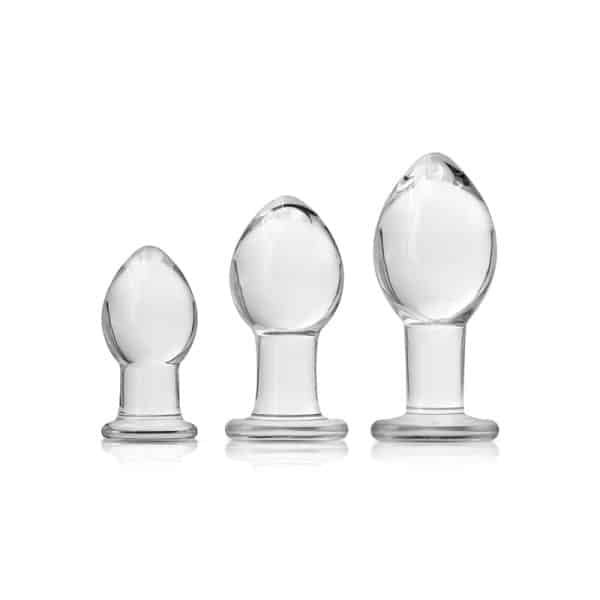 Plug Kit - Ensemble de Plugs Anale en Verre - Crystal Premium Glass