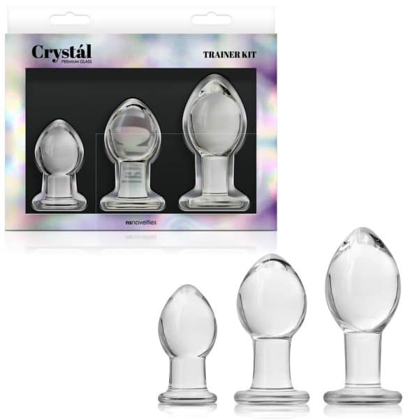 Plug Kit - Ensemble de Plugs Anale en Verre - Crystal Premium Glass