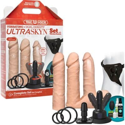 Vibrating Dual Density Ultraskyn Set – Ensemble Vac-U-Lock – Doc Jonhson