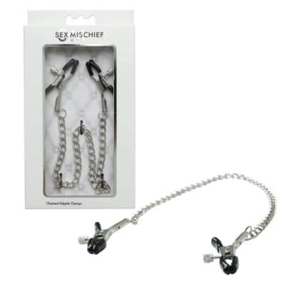 Chained Nipple Clamps - Pinces à Mamelons - Sex & Mischief