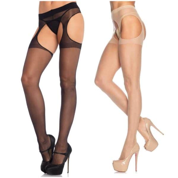 Collants à Bretelles Transparentes - 1901 - Leg Avenue