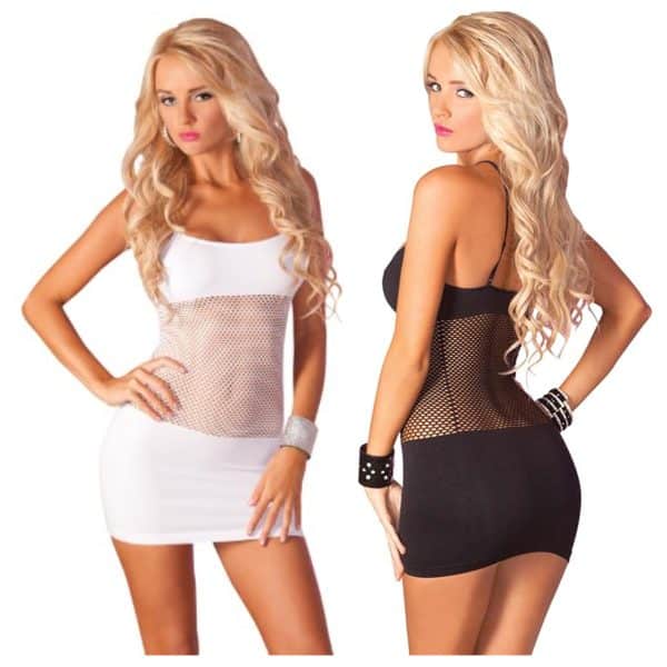 Robe en filet - 2501610 - Pink Lipstick (2)