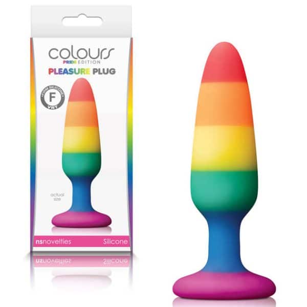 Small Pleasure Plug Colours - Pride Edition - Plug Anale - Ns Nolvelties