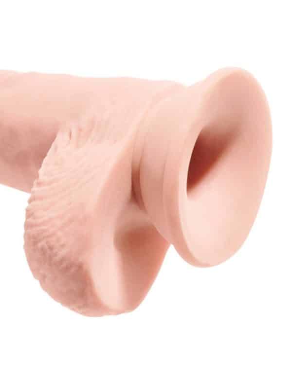 10 Fat Cock Triple Density Cock with Balls - King Cock Plus - Gode Réaliste