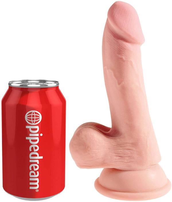 6.5 Triple Density Cock with Balls - King Cock Plus - Gode Réaliste – Image 2