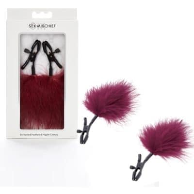 Enchanted Featheared Nipple Clamps - Pinces Mamelons - Sex & Mischief