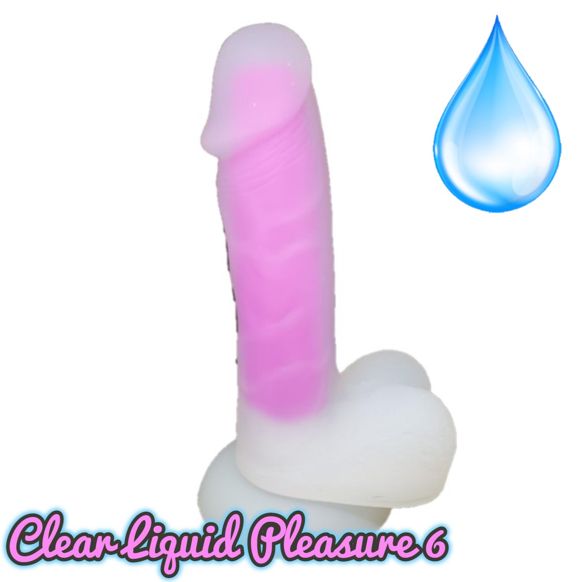 Liquid Pleasure 6 Clear - Gode en Silicone Liquide