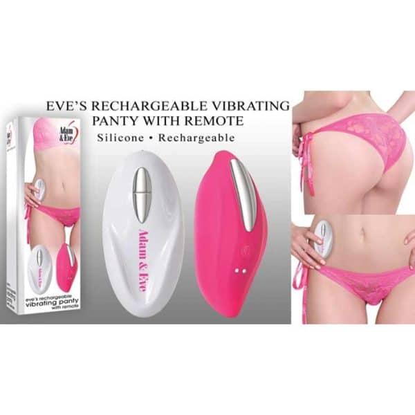 Eve's Rechargeable Vibrating Panty - Culotte Vibrante à Distance - Adam & Eve – Image 7