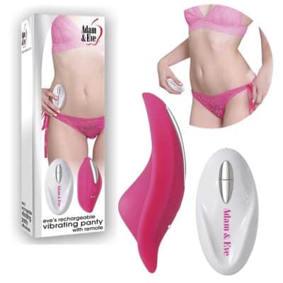 Eve's Rechargeable Vibrating Panty - Culotte Vibrante à Distance - Adam & Eve