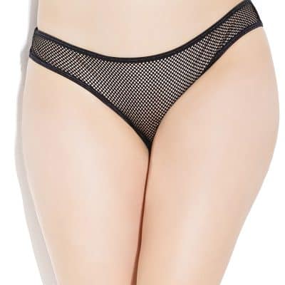 Culotte en Résille avec Sans Entrejambe - D9369 - Coquette