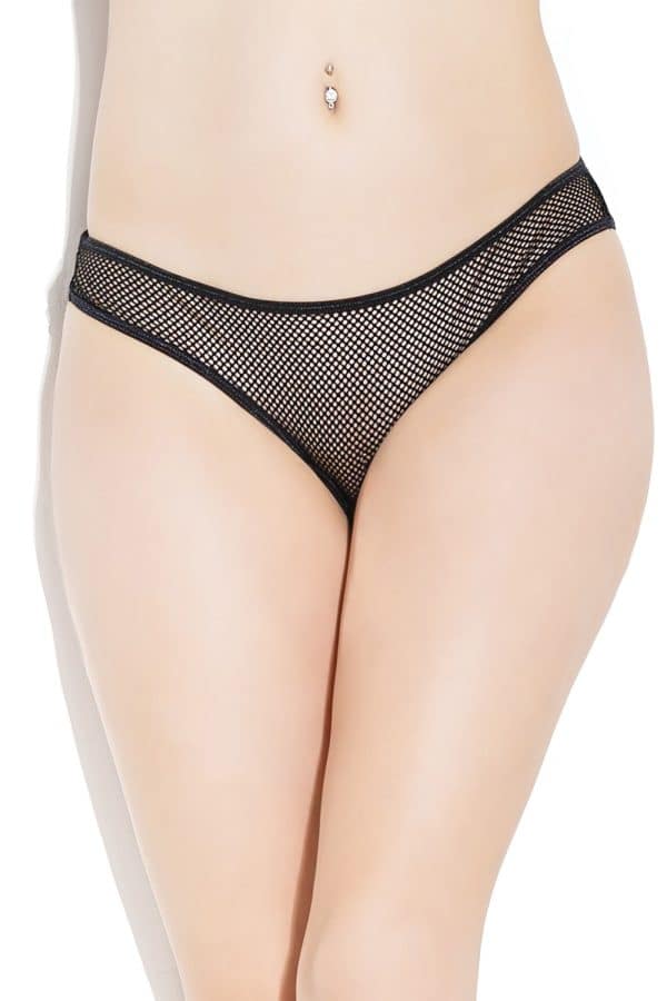 Culotte en Résille avec Sans Entrejambe - D9369 - Coquette