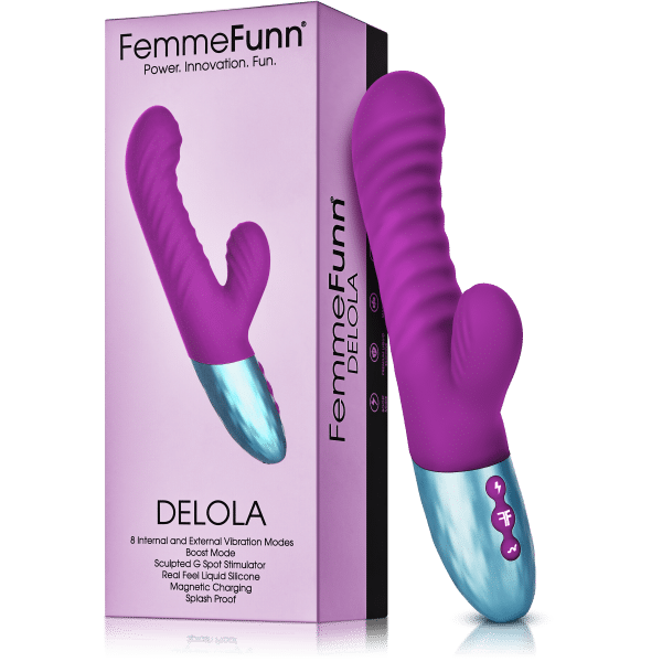 Deloda - Vibrateur Double Stimulation Rechargeable - FemmeFunn – Image 2