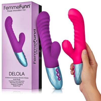Deloda - Vibrateur Double Stimulation Rechargeable - FemmeFunn