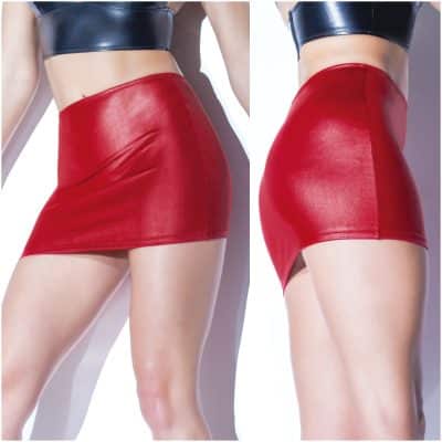 Jupe en Wetlook - D9356 - Coquette