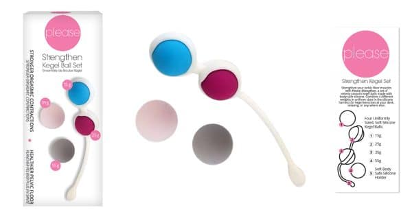 Strenghten Kegel Ball Set - Ensemble Kegel - Please
