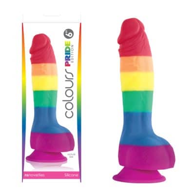 6 Dildo Colours - Pride Edition - Gode en Silicone - Ns Nolvelties