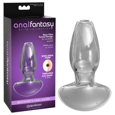 Beginner's Anal Gape - Plug Anale en Verre - Anal Fantasy Elite Collection