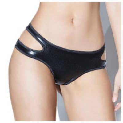 Culotte en Wetlook avec Sans Entrejambe - D9249 - Darque - Coquette