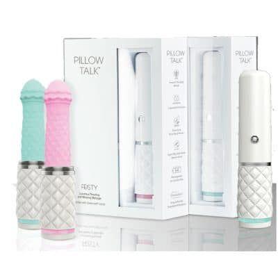 Feisty - Pillow Talk - Vibrateur Rechargeable - Va-et-Vient - Power Bullet