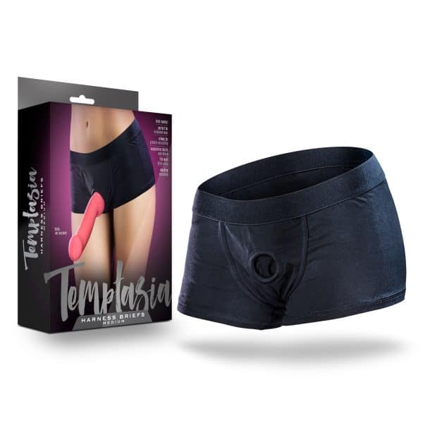 Harness Briefs - Harnais - Temptasia - Blush