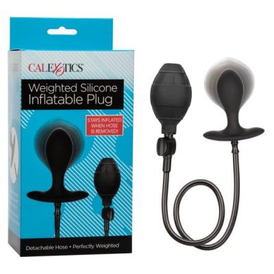 Weighted Silicone Inflatable Plug - Plug Anale Gonflable - California Exotics