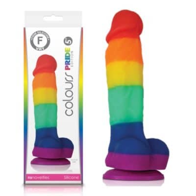5 Dildo Colours - Pride Edition - Gode en Silicone - Ns Nolvelties