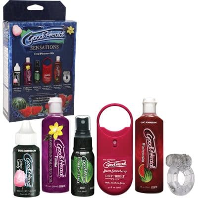 Sensations Oral Pleasure Kit - Ensemble de Lotions pour le Sexe Oral - GoodHead - Doc Jonhson