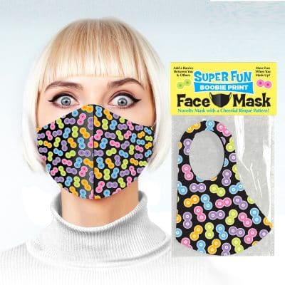 Super Fun Boobie Print - Masque Rigolo - Little Genie