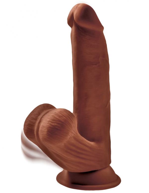 8 Triple Density Cock with Swinging Balls – King Cock Plus – Gode Réaliste – Image 7
