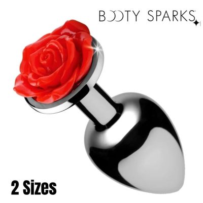 Red Rose Anal Plug Booty Sparks