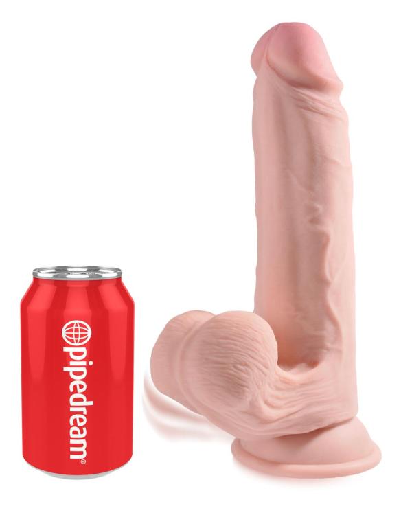 9 Triple Density Cock with Swinging Balls – King Cock Plus – Gode Réaliste – Image 3