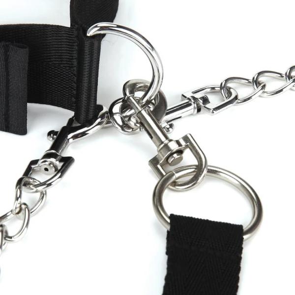 Collar Cuffs and Leash Set - Collier et Menottes - Lux Fetish – Image 3