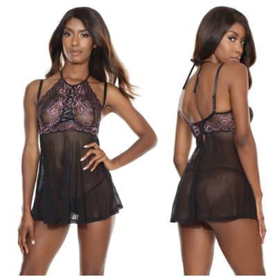 Babydoll et String - 3837 - Coquette