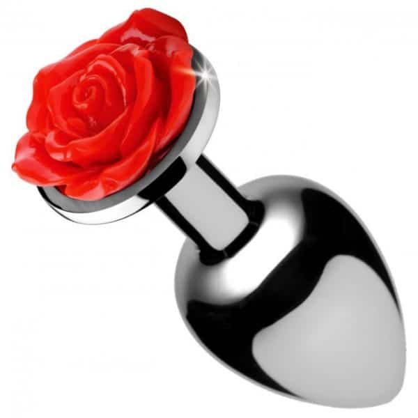 Red Rose - Small Anal Plug - Plug Anale avec Bijou - Booty Sparks – Image 2