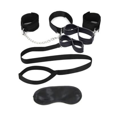 Collar Cuffs and Leash Set - Collier et Menottes - Lux Fetish