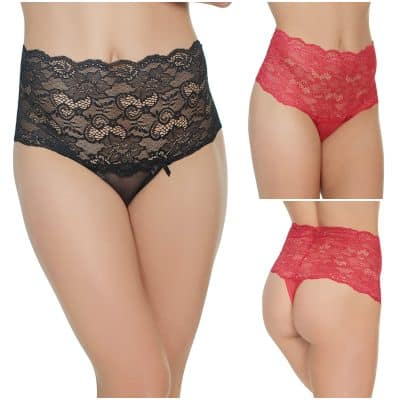 String Taille Haute - 111 - Coquette