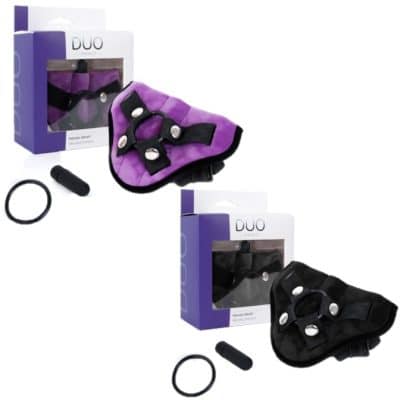 Vibrating Harness - Harnais Vibrant - Duo - Adore U