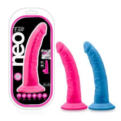 7.5 Silicone Dual Density Cock - Gode en Silicone Fluo - Blush