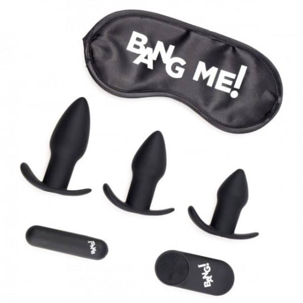Backdoor Adventure Kit - Ensemble de Plugs Anales Vibrante à Distance - Bang! – Image 2