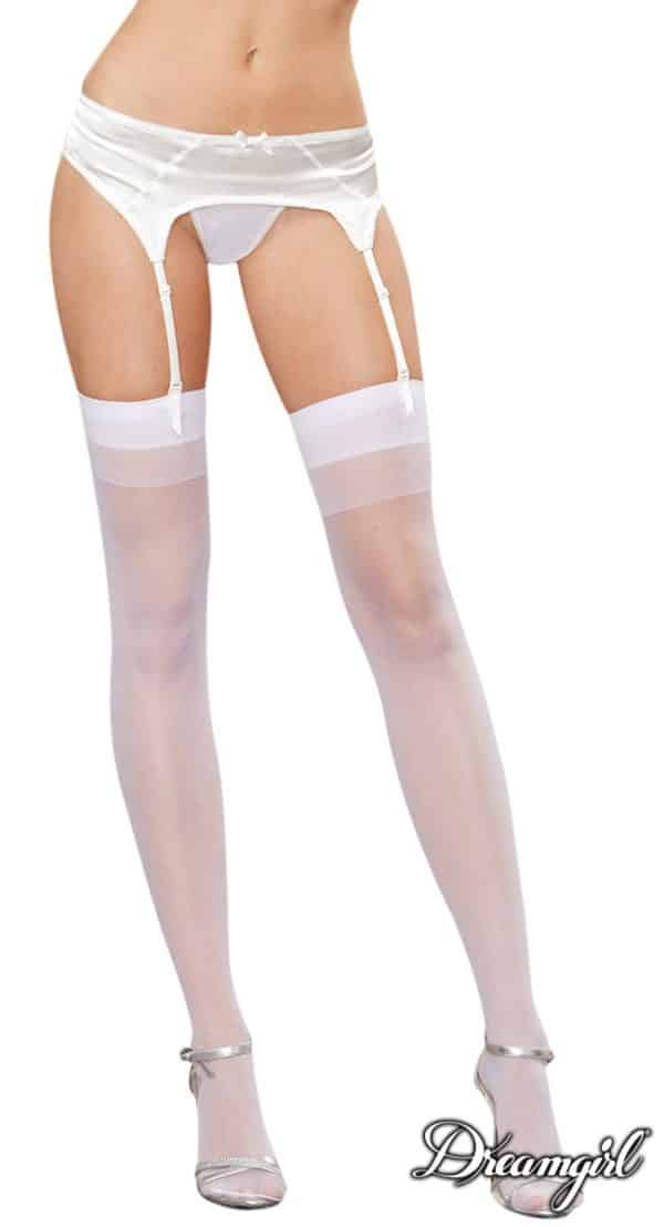 Bas Transparent avec Couture et Bande Opaque - 0007 - Dreamgirl – Image 6