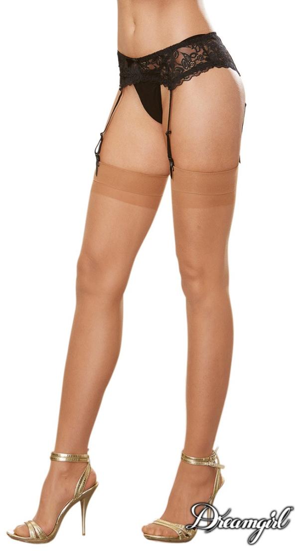 Bas Transparent avec Couture et Bande Opaque - 0007 - Dreamgirl – Image 4