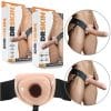 Hollow Strap-On - Dr.Skin - Harnais pour Lui - Blush