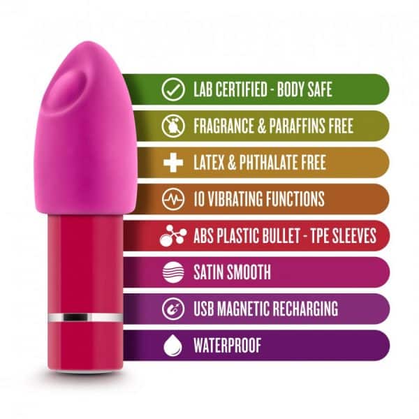 Vivacity - Aria - Rechargeable Bullet Kit - Ensemble Masseur Clitoridien Rechargeable - Blush – Image 7