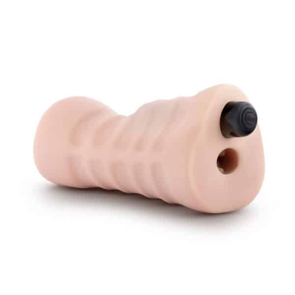 3-Pack Self-Lubricating Vibrating Stroker Sleeve Kit - Ensemble de Masturbateurs - M for Men - Blush