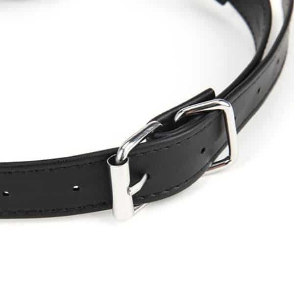 Breathable Gag with Ajustable Pressure Nipple Clamps - Baîllon et Pinces à Mamelons - Lux Fetish