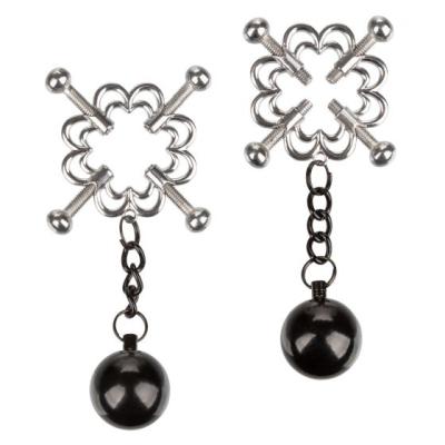 Nipple Grips 4-Point Weighted Nipple Press - Pinces à Mamelons - California Exotics